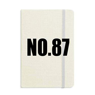 Imagem de Lucky No.87 Número Nome Notebook Capa Rígida Diário Clássico A5 Presente