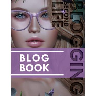 Imagem de Blog Logbook - Avatar series - Girls Who Wear Glasses: Blogging / Vlogging Notebook 7.44" x 9.69" – 120 page / Blogger Log Book / Avatar Cover / Second Life Bloggers & vloggers / (Blog Book - Glasses)