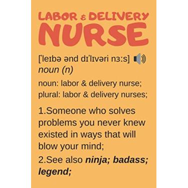 Imagem de Labor & Delivery Nurse Gifts: Lined Blank Notebook Journal Diary Paper, an Appreciation Gift for Labor & Delivery Nurse to Write in (Volume 8)