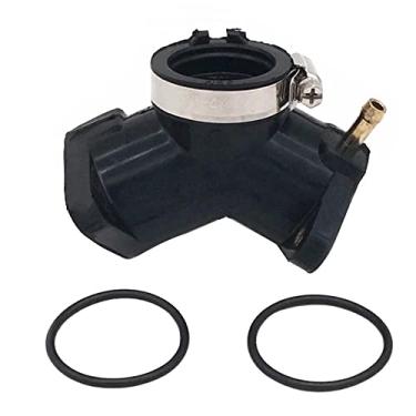 Imagem de TOTMOX Coleta de admissão de carburador, coletor de admissão de carburador compatível com Yamaha Vstar Virago 250 Xv250 Route 66 1988-2015