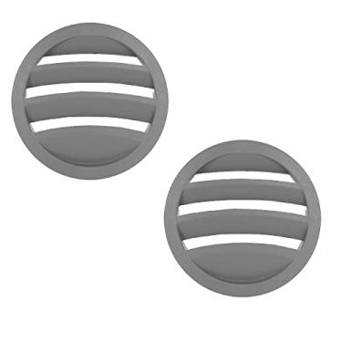 Imagem de Par Difusor de Ar Superior Painel Gol G3 G4 Parati Saveiro Cinza Flanel