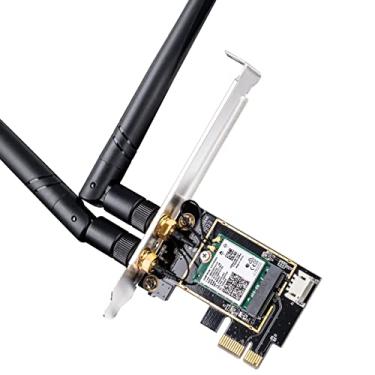 Imagem de Cudy Novo cartão AX3000 Wireless WiFi 6 PCIe para PC, Bluetooth 5.2, AX200, 3000Mbps WiFi 6 velocidades, 802.11ax/ac/a/b/g/n, Windows 11, 10, WE3000