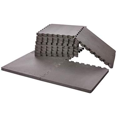 Imagem de Tatame EVA Preto Conjunto com 12 Unidades 50cm x 50cm x 3cm