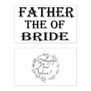 Imagem de Bride Father's Festival Citação Ano Novo Festival Cartão Bless Mensagem Presente