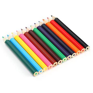 Imagem de 01 Lápis de cor para desenho, lápis de cor para escrever, pintura ergonômica, grafite, esboço para estudantes, galerias, estúdios escolares para home office, para pintores e artistas