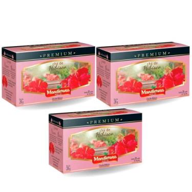 Imagem de Combo Chá Mandiervas Premium 60 Sachês (Hibisco)