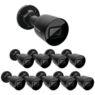 Imagem de Kit 10 Câmeras IP 2 Megapixels 3.6mm 30m PoE VIP 1230 B BLACK G4 Intelbras