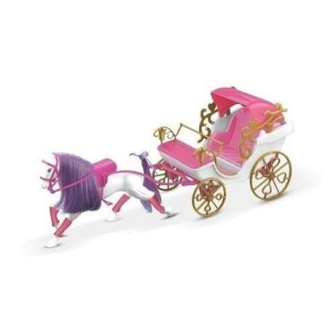 Imagem de Carruagem Real Infantil Para Boneca Barbie - Líder Brinquedos