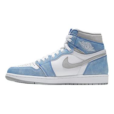 Imagem de Nike Tênis masculino Air Jordan 1 Retro High OG, Hyper Royal/cinza fumê claro/branco, 42