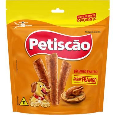 Imagem de Bifinho Petiscão para Cães Adultos Porte Médio e Grande Sabor Frango - 500g