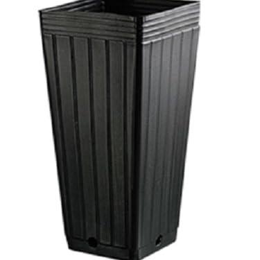 Imagem de Kit com 5 Embalagem para Mudas Citrus Flores Hortaliças Vasos 7 Litros Preto Pote Plastico Plantas