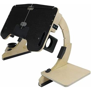 Imagem de Mesa De Laptop Para Cama, Mesas De Colo Ajustáveis, Bandejas De Cama, Mesa De Café Da Manhã Dobrável Portátil, Cabe Em Notebook De Até 17 ", Para Chão De Sofá-cama,D,Striking44