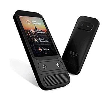 Imagem de Dispositivo tradutor de voz inteligente, tradução instantânea em dois sentidos de 45 idiomas com tela sensível ao toque de 3,1 polegadas portátil para viagens, aprendizagem, reuniões de compras de