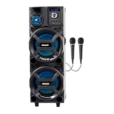 Imagem de Caixa de Som Amplificada ACA 1402 Titan 1400w-Bivolt 2 MIC