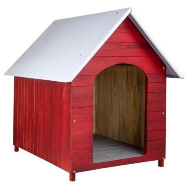 Imagem de Casa Casinha De Cachorro Telhado Galvanizado Extra Gigante N7 (Mogno)