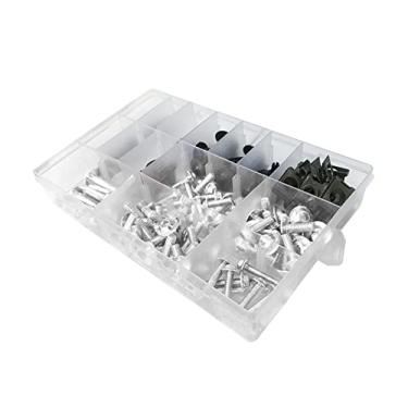 Imagem de Porca de roda para Z250 Z300 Z400 Z650 Z750 Z800 Z900 Z900RS Z1000 Z1000SX X300 650 1000 parafusos de carenagem Kit de parafusos de fixação Tampas de porca de roda (Cor: Prata)