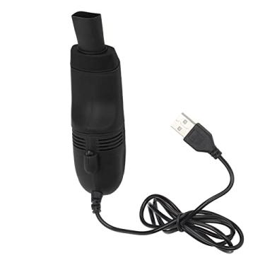 Imagem de Mini Aspirador De Pó, Mini Limpador De Teclado Portátil De Grande Sucção Mini Aspirador De Pó USB Para Computador De Arte Em Unhas(preto)