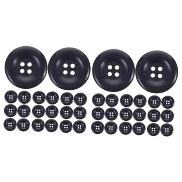 Imagem de TEHAUX 100 Peças Botões Azuis Escuros Botões De Roupas Requintados Botões De Roupas DIY Botões Da Moda Para Roupas Botões Em Massa Casaco DIY Botão Decoração Botões Práticos Scrapbook