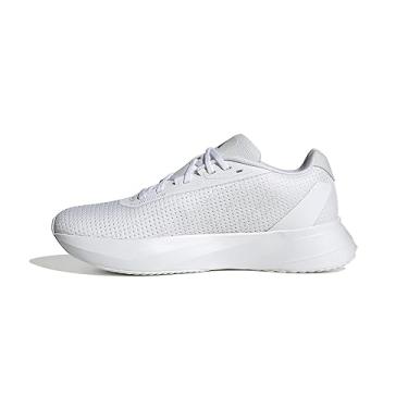 Imagem de adidas Tênis feminino Duramo SL, branco/branco, tamanho 36, Branco/Cinza, 7 Wide