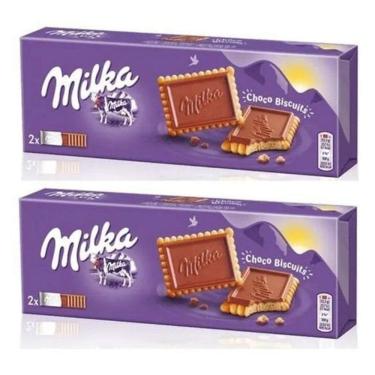 Imagem de Kit 2 Chocolate Milka Choco Biscuit  150G 