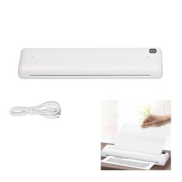 Imagem de Impressora Termica Bluetooth A4 App Celular Portatil Bateria Recarregavel USB Advogado Processo Açao Sem Fio