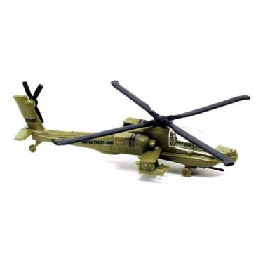 Imagem de Miniatura Avião Tailwinds Fresh Metal Ah-64 Apache Verde Maisto 15088
