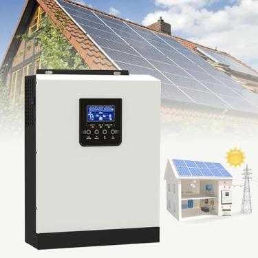 Imagem de Inversor/Carregador Multifuncional HíBrido (3000Va 2400W) - Entrada De Onda Senoidal Pura (24VDC) - SaíDa (80VDC/220VAC), Controlador De Carga Solar PWM Integrado De 50A*-1