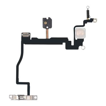 Imagem de Risidamoy Cabo flexível de substituição para iPhone 11 PRO para iPhone 11 PRO controle liga/desliga microfone lanterna interruptor com suporte de metal para microfone de montagem para 11Pro