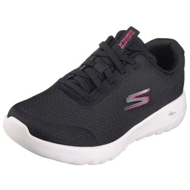 Imagem de Skechers Go Walk Joy Ecstatic feminino, Preto/branco, 7.5 Wide