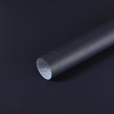 Imagem de Micpolo Papel de parede azul descascar e colar papel de parede azul escuro para quarto banheiro autoadesivo papel de parede removível azul marinho papel de contato para armário cozinha sala decoração