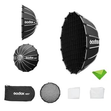 Imagem de Godox S65T 65 cm / 25,6 polegadas Guarda-chuva Softbox + grade, Bowens Mount Quick Release Soft Boxes Refletor difusor de luz para Godox SL60, SL150, SK400II, AD600BM, AD400Pro