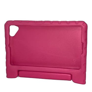 Imagem de Capa Infantil Anti Impacto para Galaxy Tab A9 8,7'' SM-X110 SM-X115 2023, Rosa, Evita Quedas, Solavancos e Arranhões