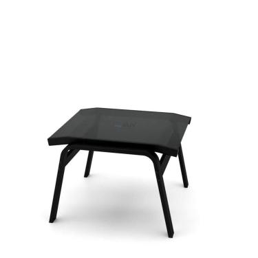 Imagem de Apoio De Pé Riviera Alumínio Preto Tela Preto
