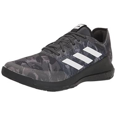 Imagem de adidas Tênis feminino de vôlei Crazyflight, Preto/branco/preto, 37