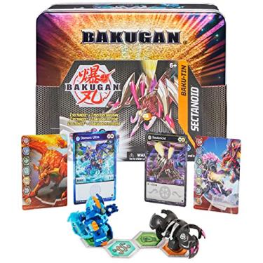 Imagem de Bakugan Baku-Tin, Caixa de Armazenamento de Metal Com Exclusivo Darkus Sectanoid e Outra Surpresa