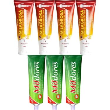 Imagem de Kit 4 Pomada Milagrosa 150G 3 Creme Massagem Mil Dores 100G
