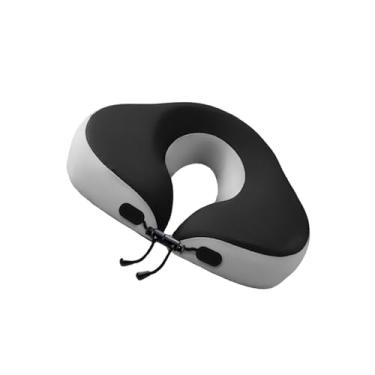 Imagem de Gralara Almofada de rosto para baixo, massagem doméstica, apoio de cabeça, almofada de pescoço, respiração, travesseiro de rosto para baixo, massagem corporal, Cinza Claro