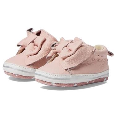Imagem de Robeez First Kicks Baby Girl e sandálias unissex para bebês e crianças pequenas - 0 a 24 meses, Couro rosa, 6-9 Months Infant