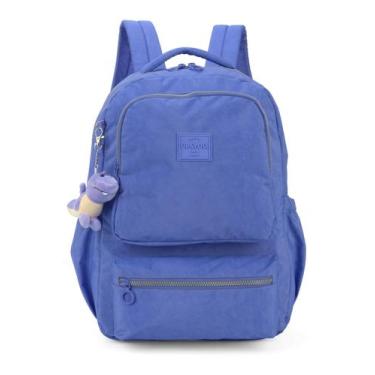 Imagem de Mochila Juvenil Notebook Crinkle Up4You Luxcel MJ48985UP, Violeta