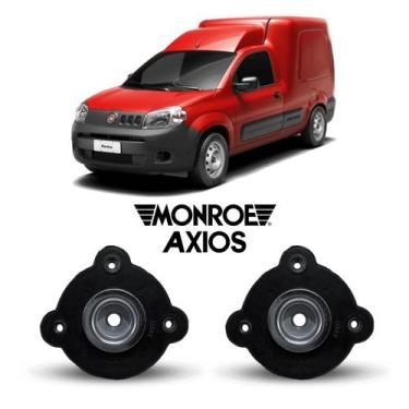 Imagem de Par Batedor Batente Coxim Dianteiro Fiat Fiorino 2014 A 2021 - Axios