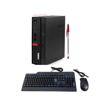 Imagem de Mini Pc Thinkcentre M910 Core I5 7 08Gb,Ssd 240 +Tecl/Mouse - Fonecar 