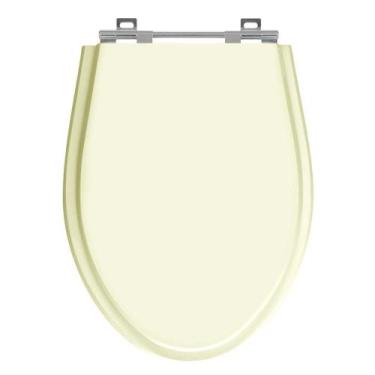 Imagem de Assento Sanitário Victoria Bege Tampa Para Vaso Ideal Em Mdf - Sicmol