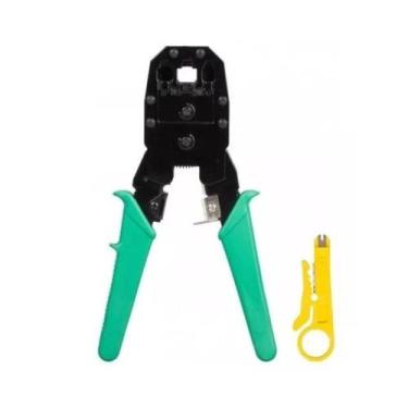 Imagem de Alicate De Crimpar Corte Cabo De Rede Rj11 Rj12 Rj45 Com Decapador - I