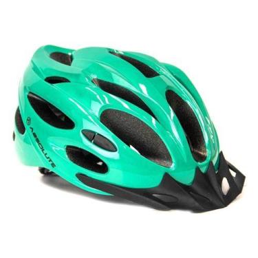 Imagem de Capacete Ciclismo Absolute Nero Com Pisca Led Bike Mtb Speed, Verde