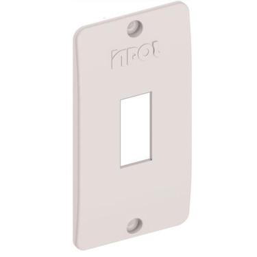 Imagem de Tampa condulete pvc branca 3/4 01 tecla inpol, BRANCO