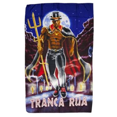 Imagem de Canga de praia Orixás em poliéster - Corpo Dourado Moda Praia, Tranca 