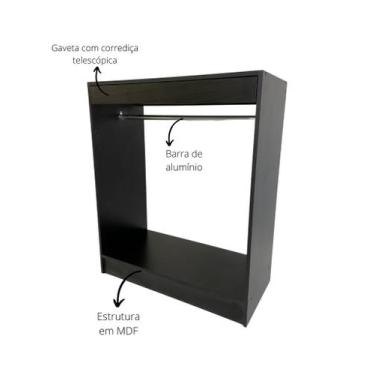 Imagem de Balcão Arara Expositor Gaveta Centro Loja Roupa Frete - SR FABRICA DE 