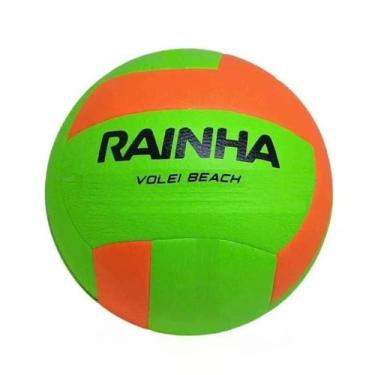 Imagem de Bola Rainha Beach Vôlei Oficial - Verde e Laranja, Único