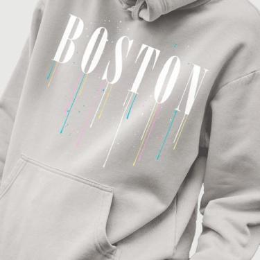 Imagem de Blusa Moletom Genuine Grit Masculina Estampada Algodão 30.1 Boston, Ci