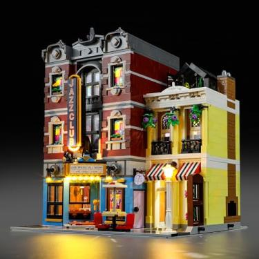 Imagem de Mililier LED Light Kit for Lego 10312 Jazz Club Set, Compatible with Lego 10312 Building Blocks Model(Not Include Blocks Set)